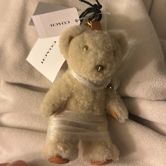 Coach bear bag charm shearling - Picture 4 of 8